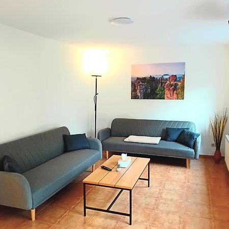 Ferienwohnung Zum Dorfladen Rathen Exterior foto
